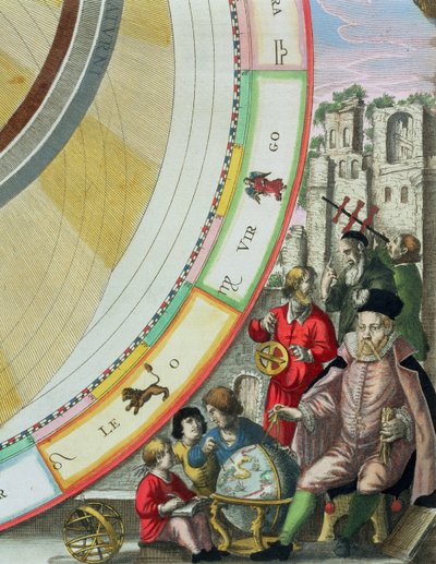 Tycho Brahe (1546-1601) (detail) by Andreas Cellarius